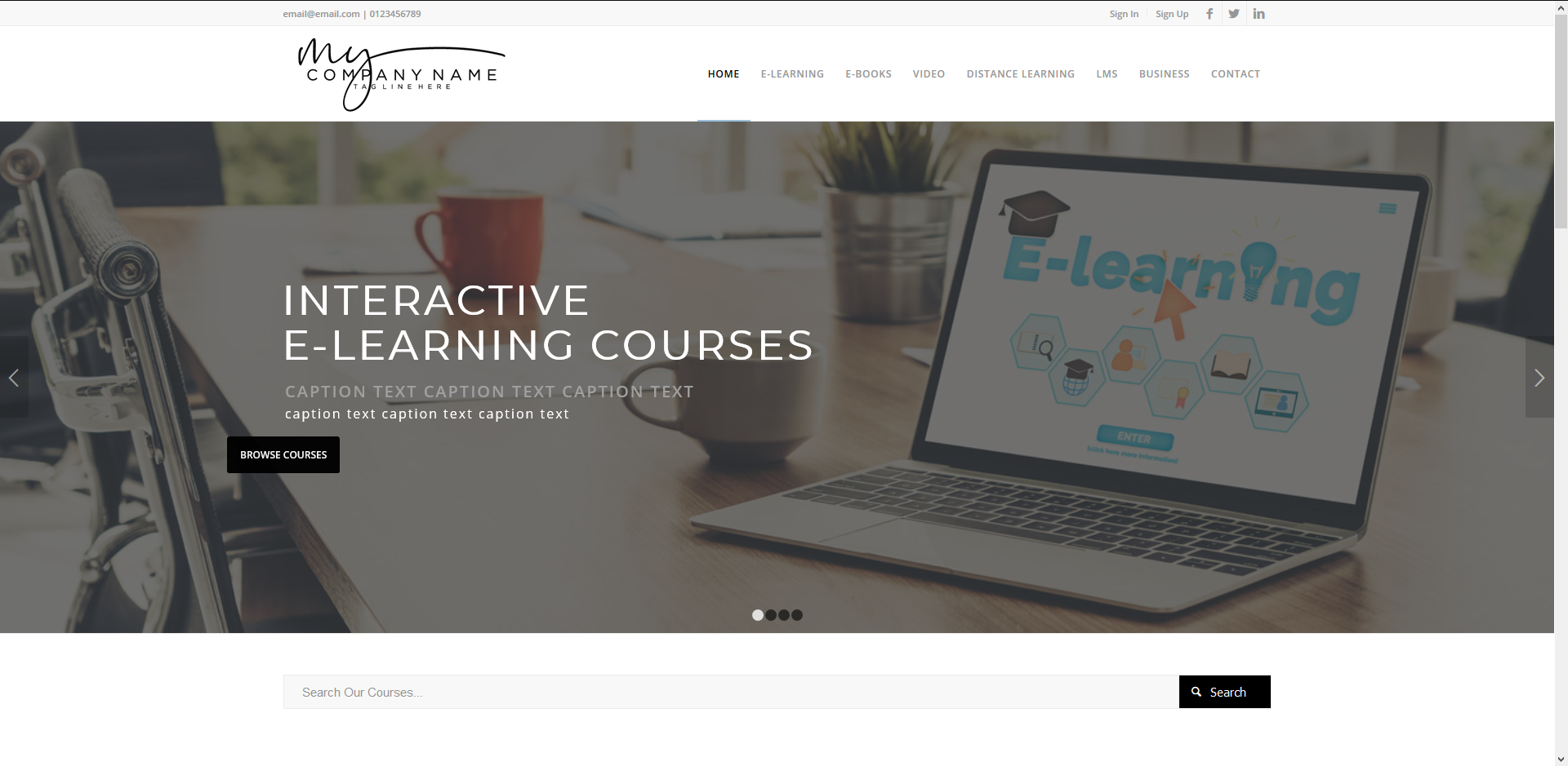 eLearning Course Screenshot